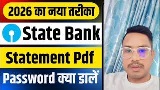 State Bank PDF password kya Dale || How to fill SBI PDF password || SBI ka PDF password kya hota hai