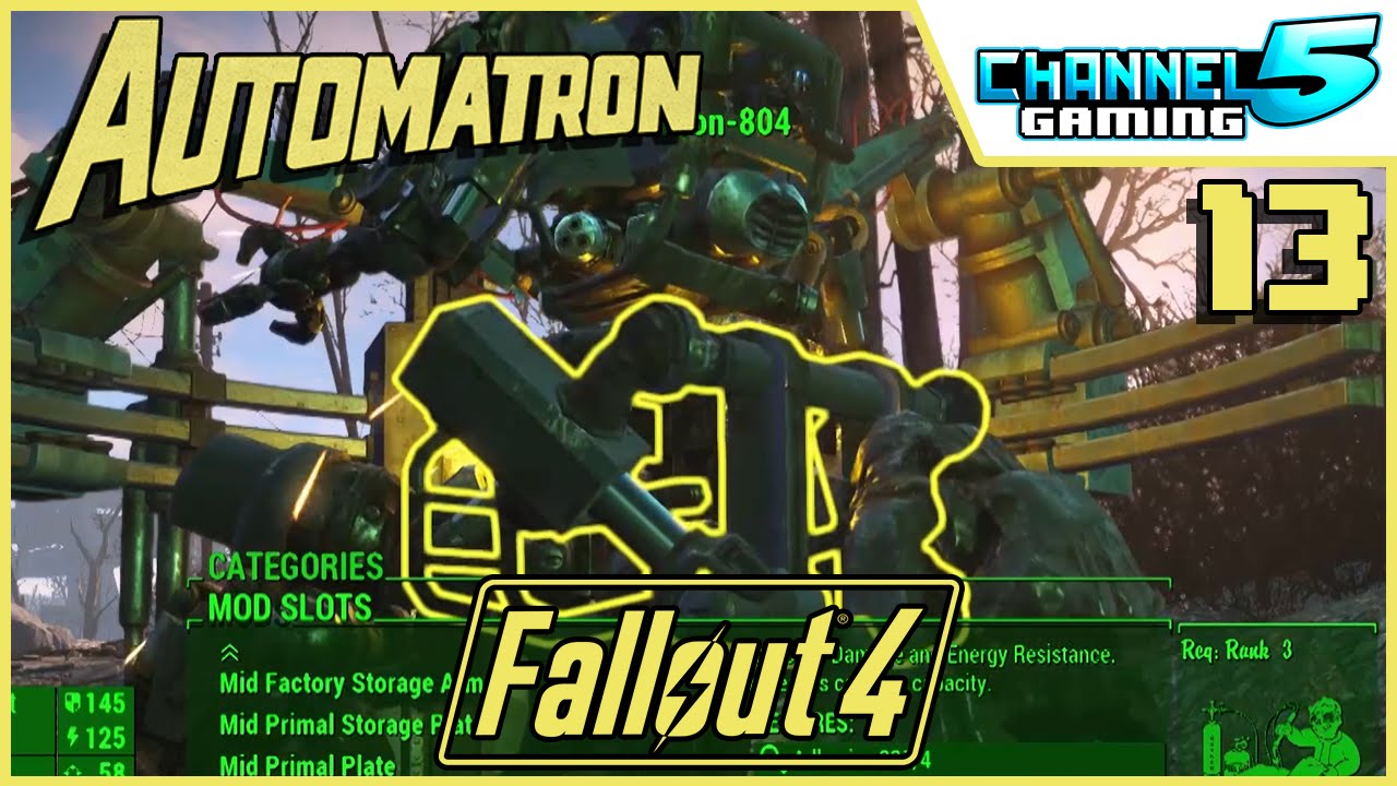 Fallout 4 Automatron Unlock All Robot Parts : If you play old version