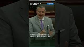 Ted Cruz Blocks Senators’ Effort To Pass No Fakes Act #shorts