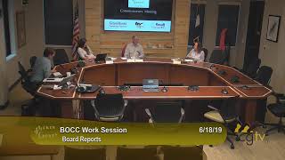 BOCC Work Session - 06/18/2019