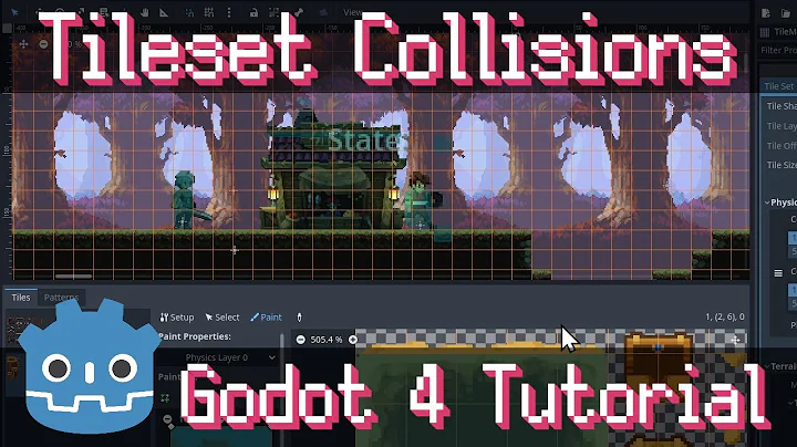 How to Setup Physics Collisions for Tilemaps ~ Godot 4.1 Tutorial for Beginners