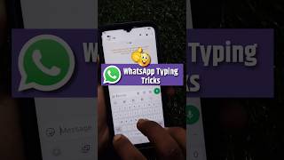 Whatsapp Typing Tricks #shortsfeed #viral #trending #technologie #technology