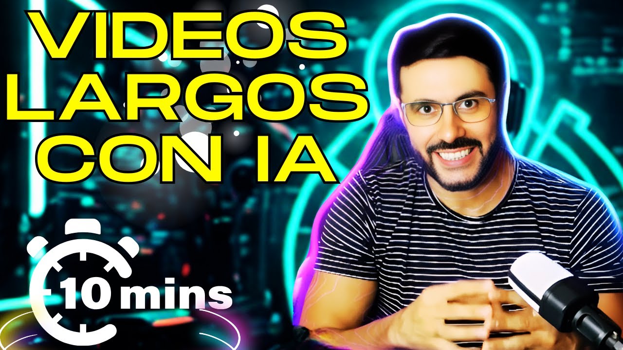 Cómo HACER VIDEOS de 10 MINUTOS con Inteligencia Artificial  Sin Saber Editar y en Calidad 4K GRATIS
