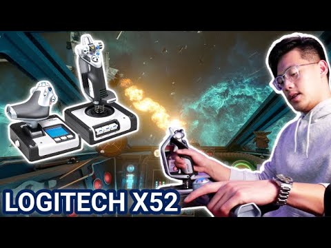 LOGITECH G X52 FLIGHT HOTAS - Unboxing and First Impressions!
