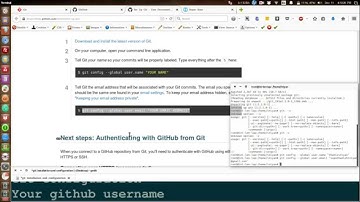 Git installation and configuration on ubuntu