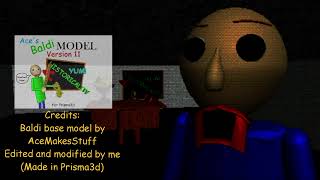 Badsum Model In Prisma3D Baldi Base Model