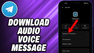 How To Download Telegram Audio Voice Message - Quick Help