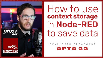 How to use context storage in Node-RED to save data