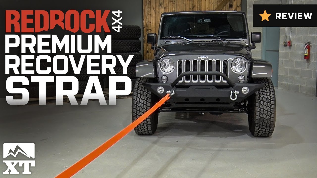 Jeep Wrangler RedRock 4x4 Premium Recovery Strap (1987-2017 JK, TJ & YJ ...