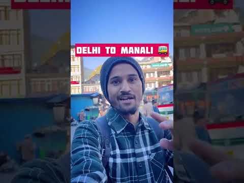 Delhi To Manali Bus Service | Delhi To Manali Volvo Bus #shorts