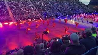 Presentación ESTELAR de la banda monumental de México, ante la reina Isabel, con músicos de Cholula