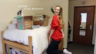 moving into college!! dorm room makeover + BEST organization tips