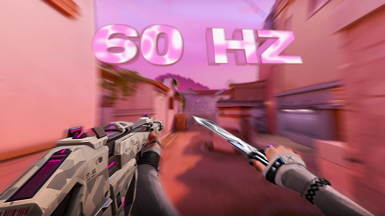 Low Fps + 60 Hz = Ascendent Player 👻 VALORANT.....