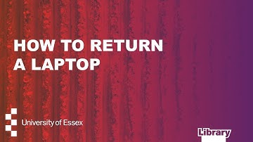 How to return a laptop