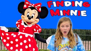 Assistant Searches for her Friend Minnie Mouse at Disneyworld