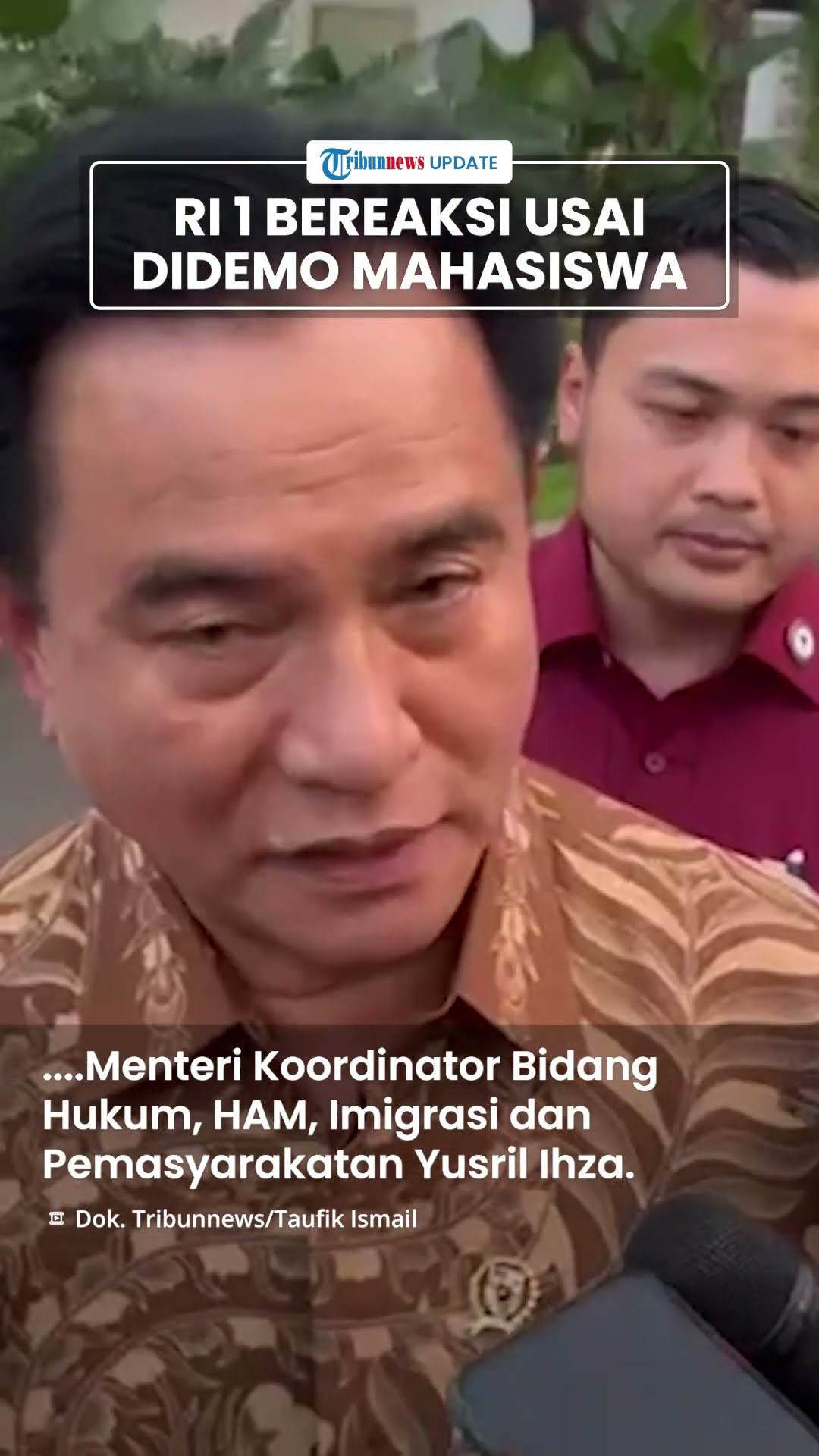Prabowo Bereaksi Usai Didemo hingga Muncul #KaburAjaDulu, Yusril Minta Anak Muda Tak ke Luar Negeri