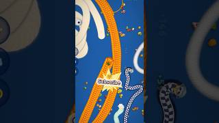 🐍 Worm zone.io|Biggest|Wormszone King Slaughter|#shorts