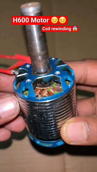 Repairing H600 Brushless Motor 😱 Rewinding Coil for BLDC Motor #bldcmotor #brushlessmotor #shorts