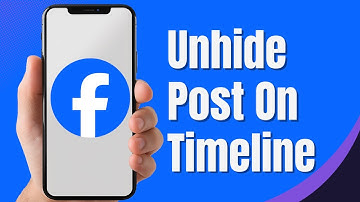 How To Unhide Post On Facebook Timeline | How To Unhide Post On Facebook Timeline (2024)