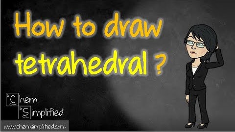Tetrahedral 101: How to draw tetrahedral shape? - Dr K