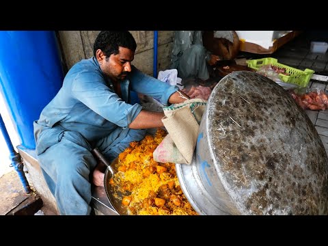 Pakistan sokak yemekleri - En iyi tavuk biryani! Karaçi Pakistan