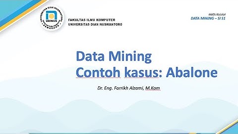 Data Mining: Praktek Rapidminer part 01: Klasifikasi dengan dataset tidak ada missing