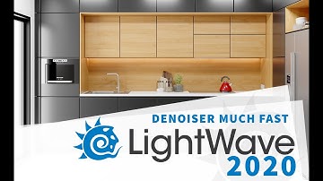 Lightwave3D 2020 Archviz - GPU Denoiser much better
