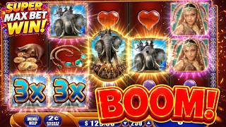 ⚔️9X MULTIPLIER + RADIATING FEATURE AT MAX BET MASSIVE WIN on Alexander The Great Slot! WMS Classic screenshot 3