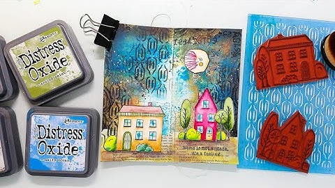 Art Journal Page with Distress Oxides