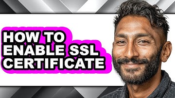 How to Enable Ssl Certificate (only Way)