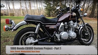 Buying a vintage motorcycle  1980 Honda CB900C