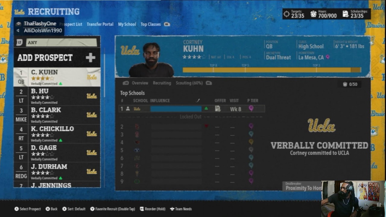 UCLA (Yr 4 Szn 4) (3x Champs)