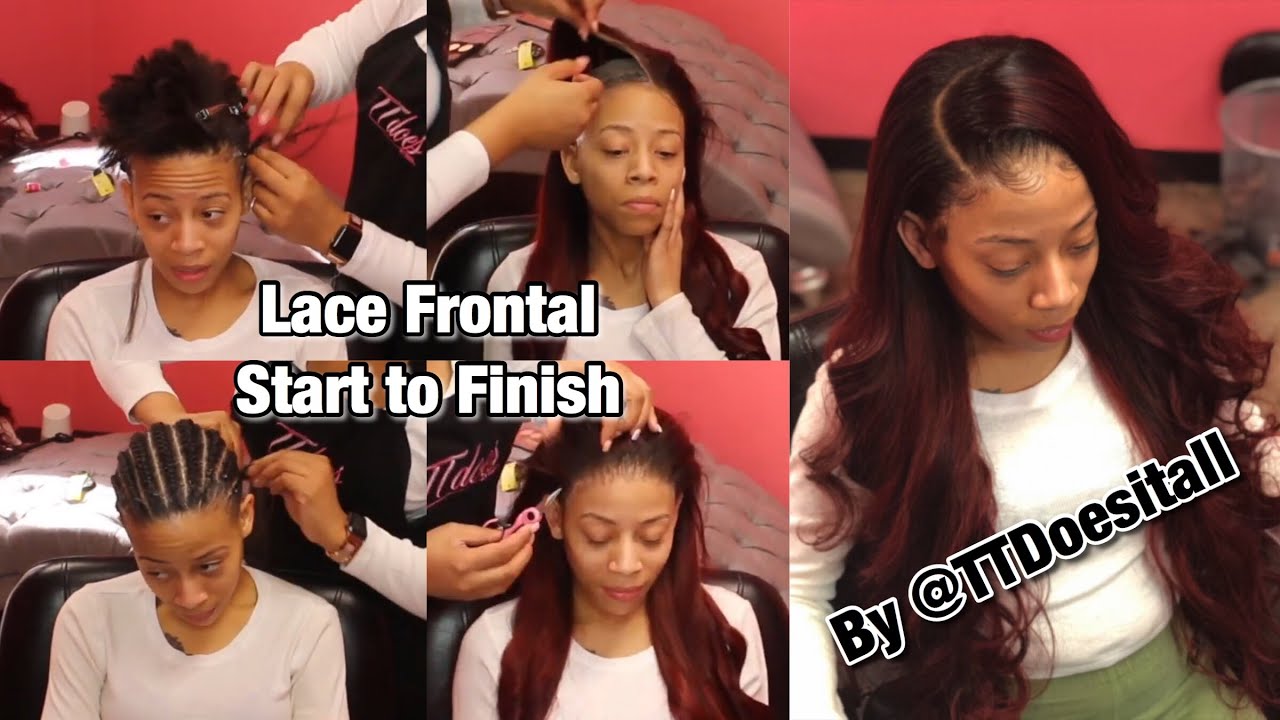 Lace Frontal Sew in Custom Color Start to Finish by TTDoesitall