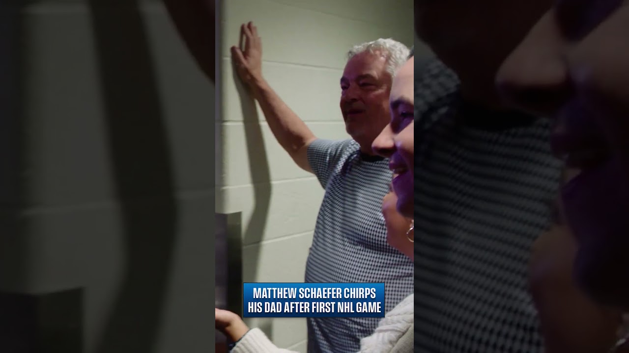 Matthew Schaefer - Post Game - NYI vs PIT - October 9 2025 - First NHL Game