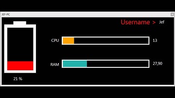 CPU, RAM and battery meter in VB.NET (CODE)
