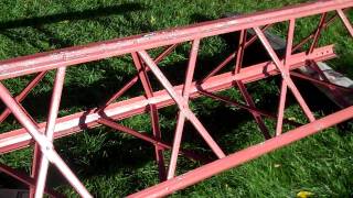 Tower installation setback. Paint failure.