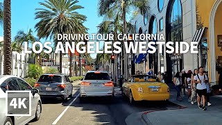 [Full Version] Driving Los Angeles Westside  Beverly Hills, La Cienega, 3rd St, Fairfax, Melrose 4K