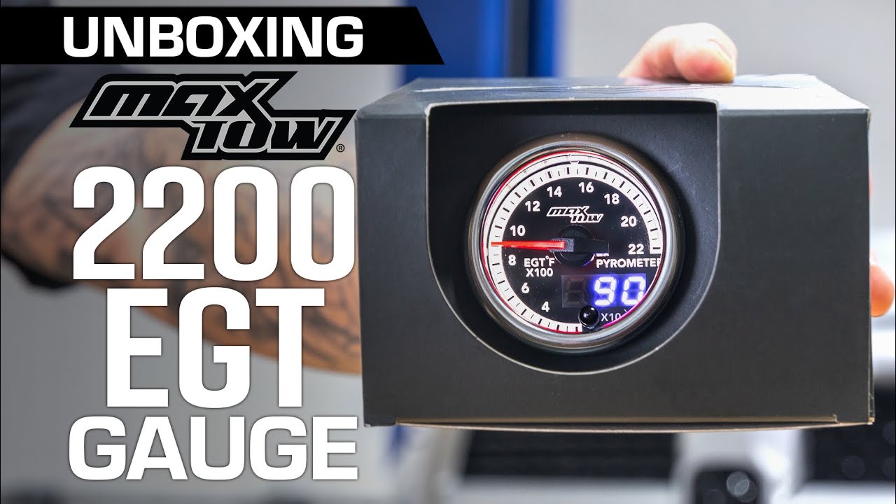 Unboxing | MaxTow Match 4th Gen Cummins 2200F Pyrometer EGT Gauge - YouTube