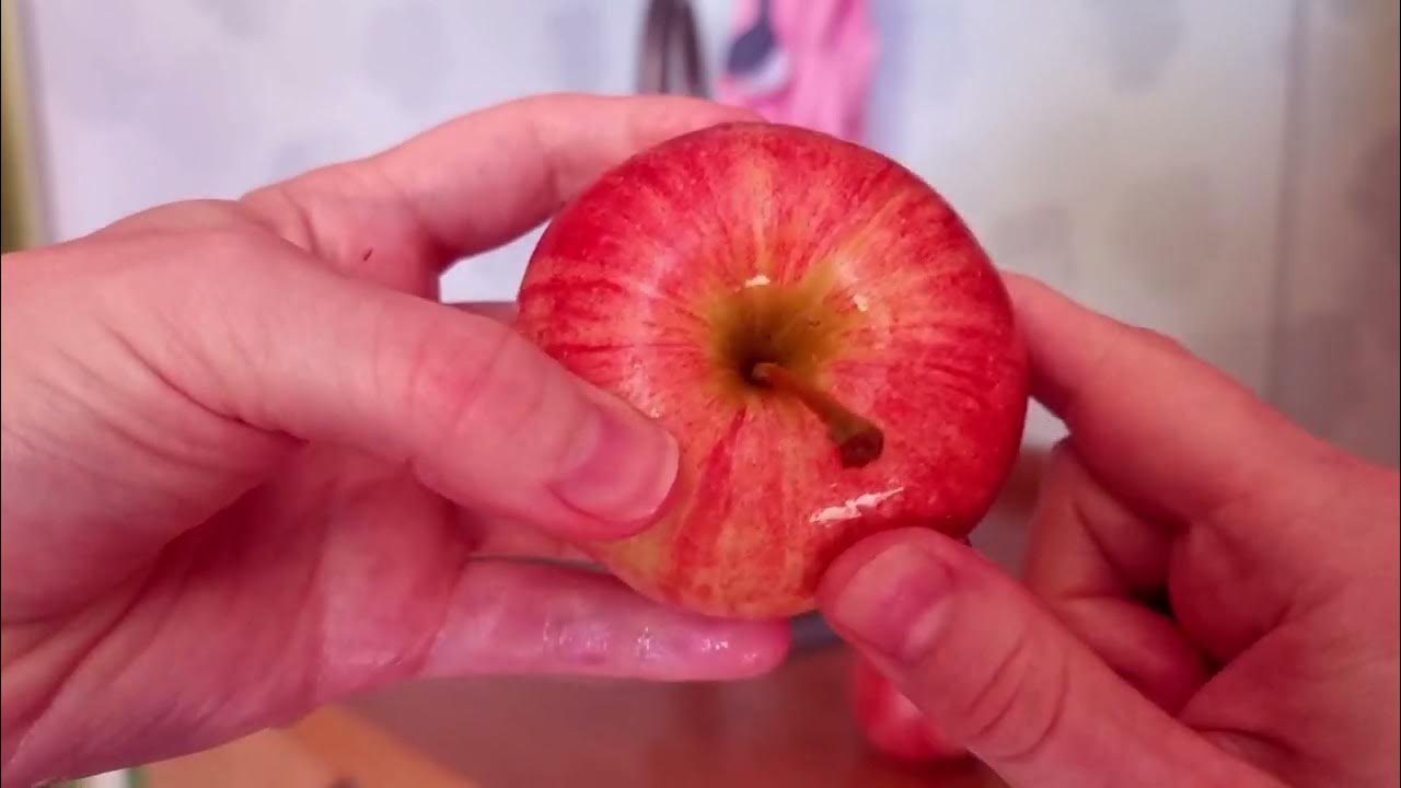How to wash apples properly YouTube