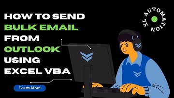 How to Send Bulk Email From Outlook Using Excel with Attachment | Excel Automation | Part-1