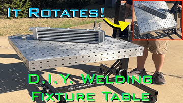 Using a Engine Stand for a Rotating Welding Fixture Table