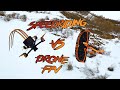 Speedriding x fpv drone  val disre french alps speedflying