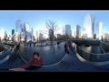Walking around Ground Zero 9/11 Memorial 4K 360 NYC New York City 2019 Feb 4  Real Sounds Unedited