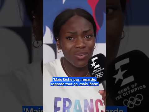 🗣️ Le message de Clarisse Agbegnenou pour le public de #paris2024 #olympics #olympics2024