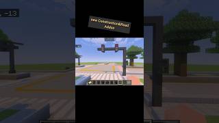 How to Make and Operate a Traffic Light and Pedestrian😍😮minecraft Bedrock 1.21  #minecraft