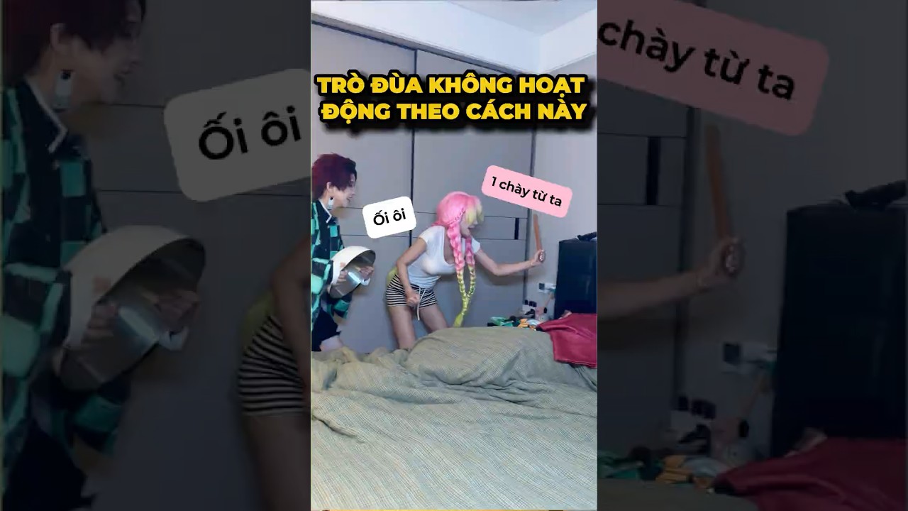 Trò đùa này lạ lắm🥹- Mitsuri troll game#cosplay #shorts #minnacosplay