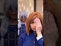 Nobara and Mahito SURPRISE PARTY! #anime #shorts #cosplayer #jujutsukaisen