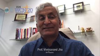 ISN President Vivek Jha on kidney health, global public health, and WCN’20. screenshot 1