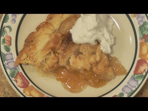 Easy Crust Peach Pie From Scratch