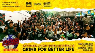 Dokumentasi Screening Film 'GRIND FOR BETTER LIFE' | M Bloc Space Jakarta | 13 April 2022